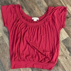 Michael Kors petite xs cap sleeve shirt